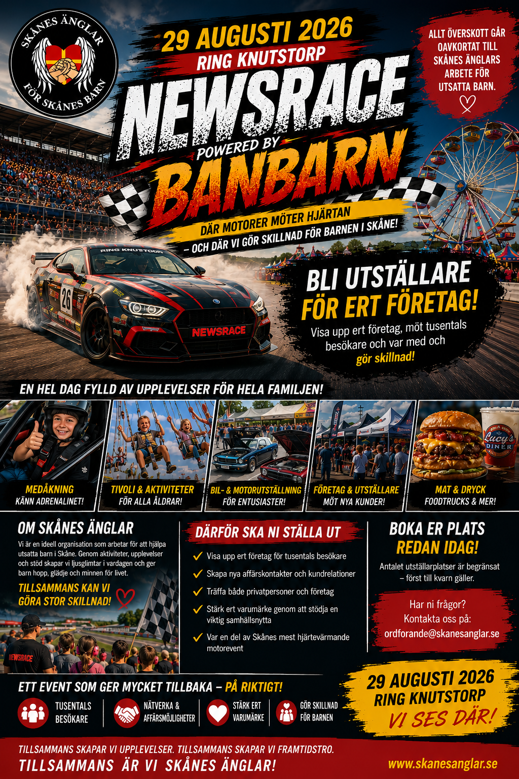 Newsrace Powered by BanBarn – 29 augusti 2026, Ring Knutstorp